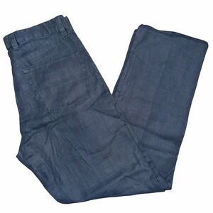 Ermenegildo Zegna 100% Linen Pants. Men's Size 33. Dark Navy 33x30.5"